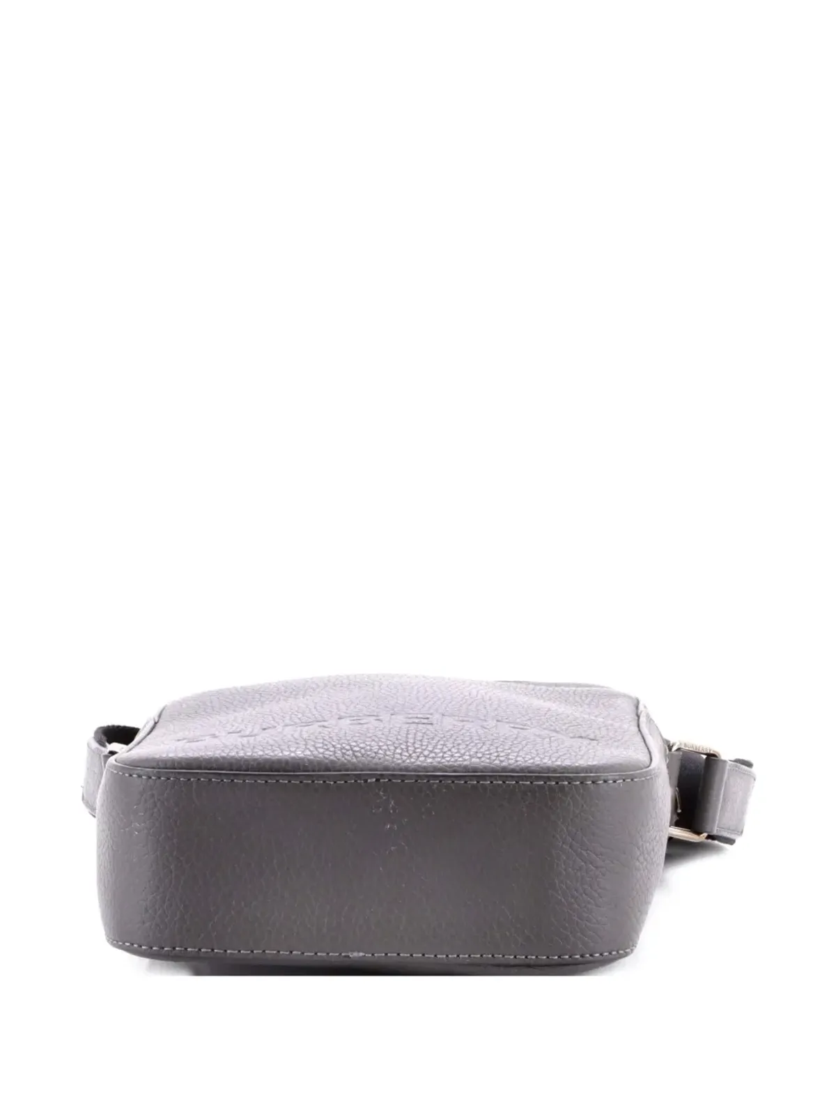 Burberry Pre-Owned Thornton Logo Embossed Leather crossbody bag - Grey - 画像4