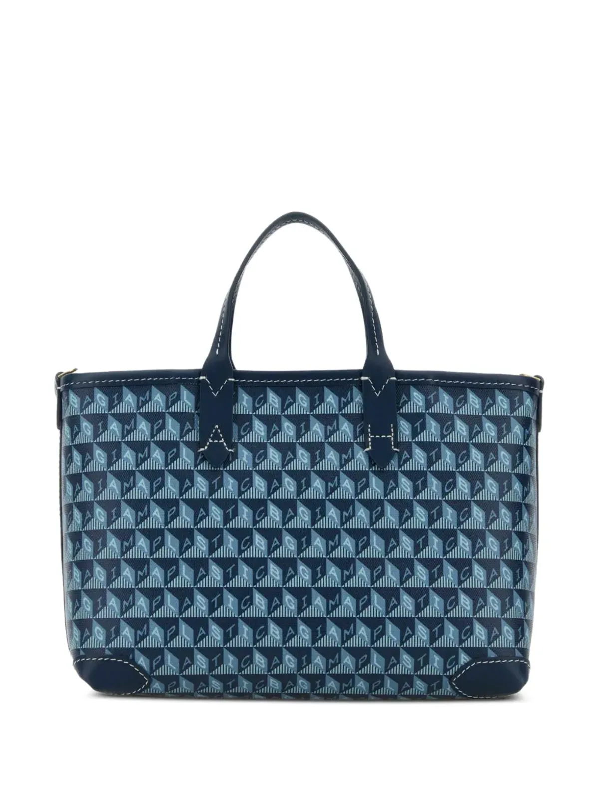 Anya Hindmarch I Am A Plastic Bag ミニバッグ ブルー - 画像2