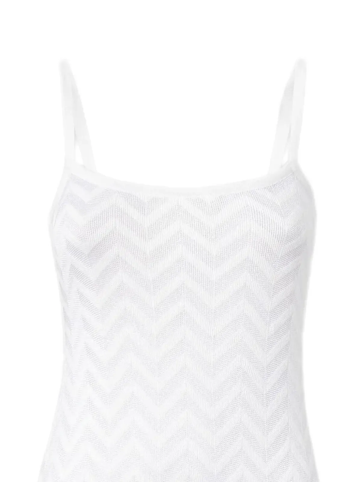 Missoni チェボロン柄ストラップミニドレス - White - 画像2