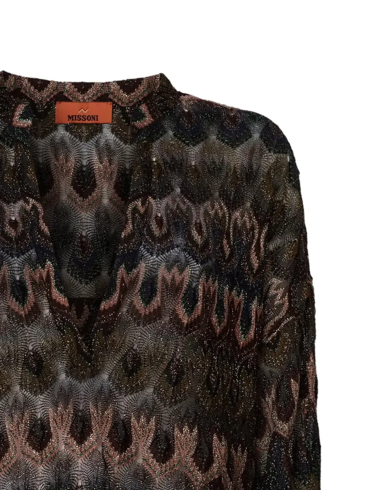 Missoni Vネック テクスチャード ブラウス - 画像2