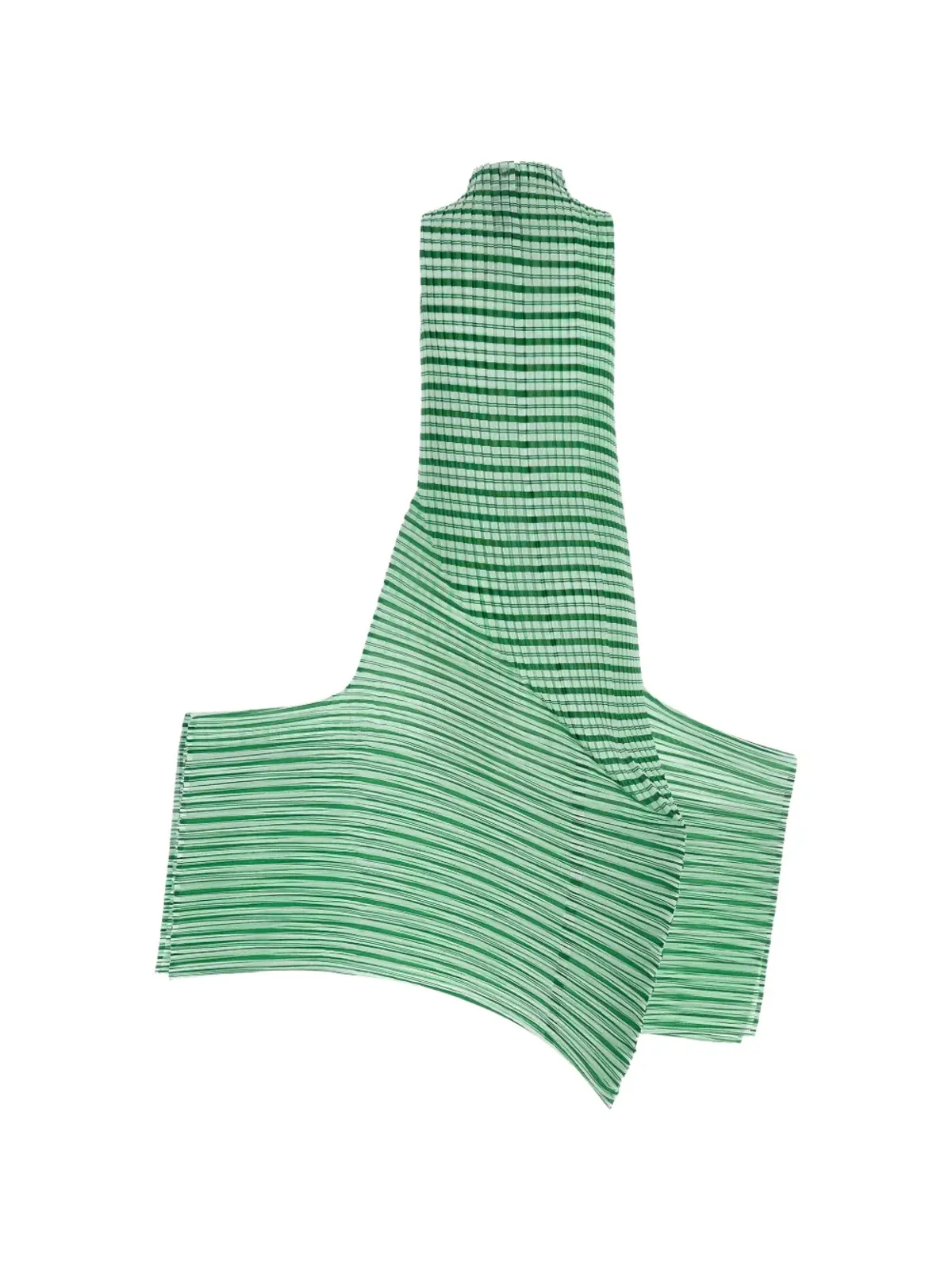 Issey Miyake ストライププリーツ ミニドレス - 画像2