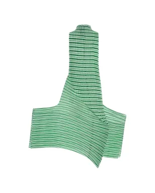 Issey Miyake ストライププリーツ ミニドレス - サムネイル2