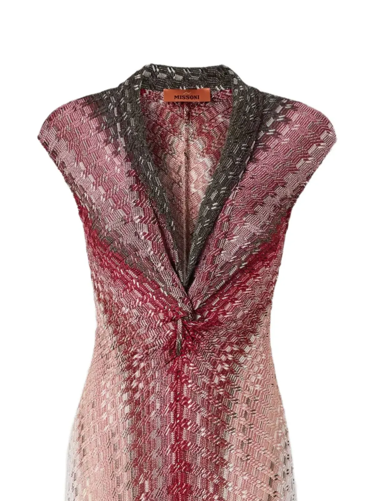 Missoni ツイストVネックドレス - 画像2