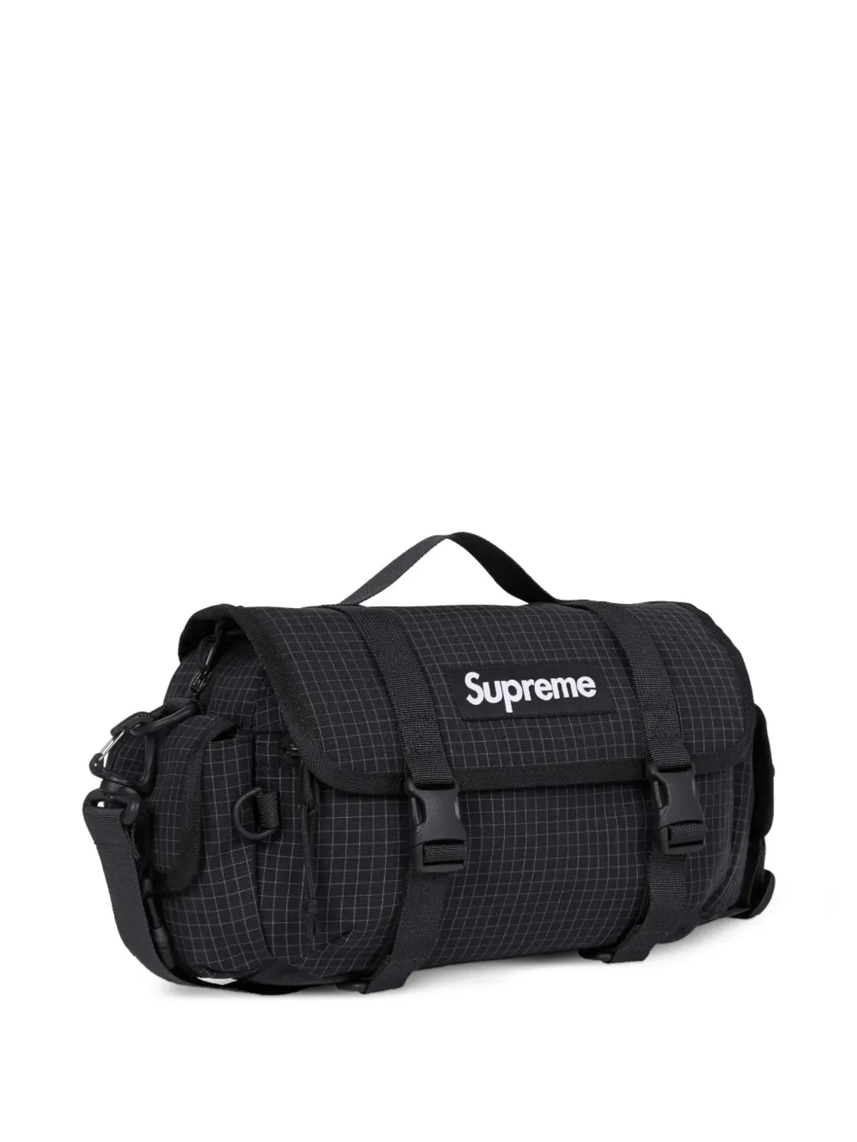 Supreme ミニグリッドダッフルバッグ ブラック - 画像2