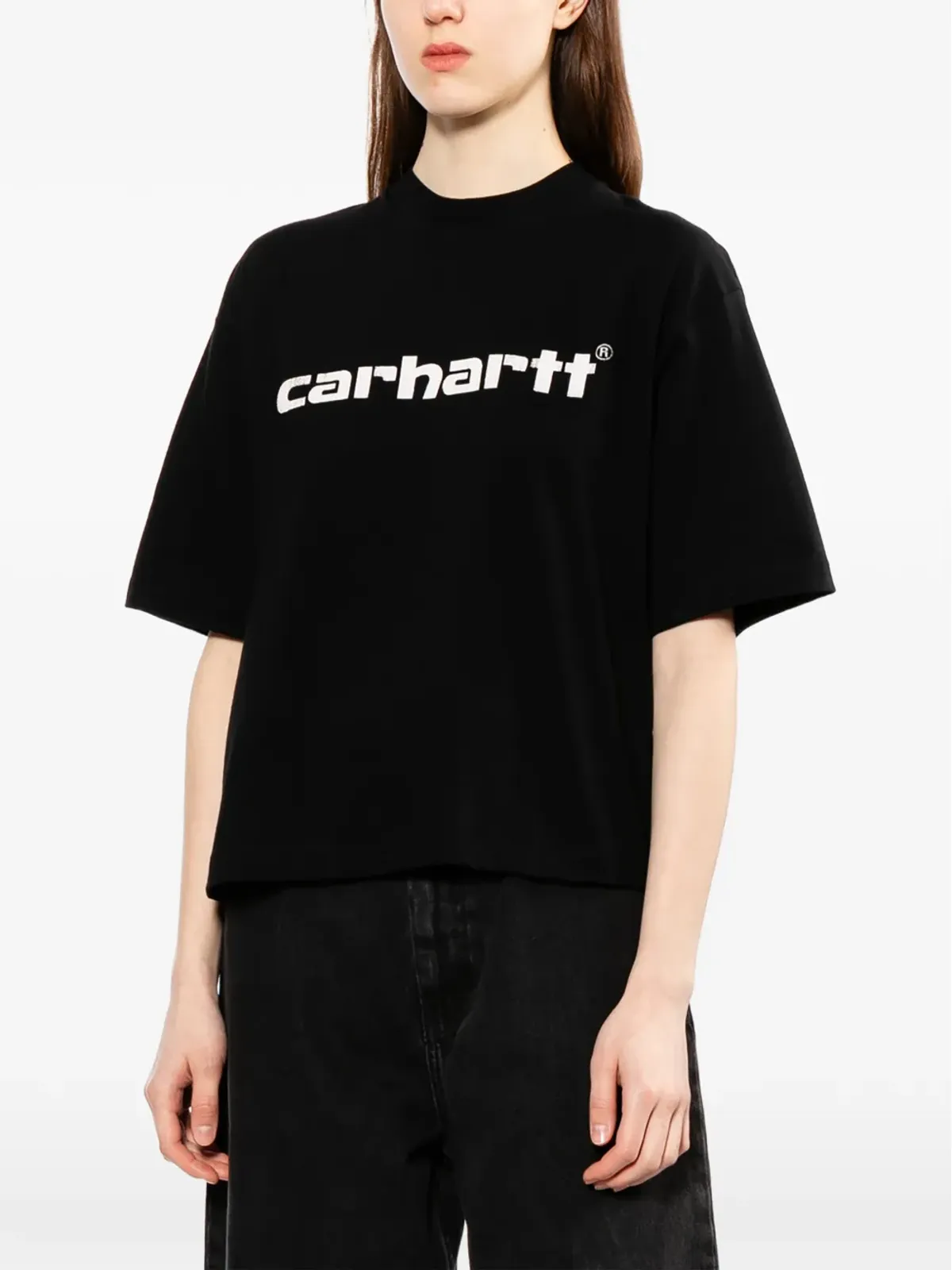 Carhartt WIP S/S アーカイブスクリプト Tシャツ（ブラック） - 画像3