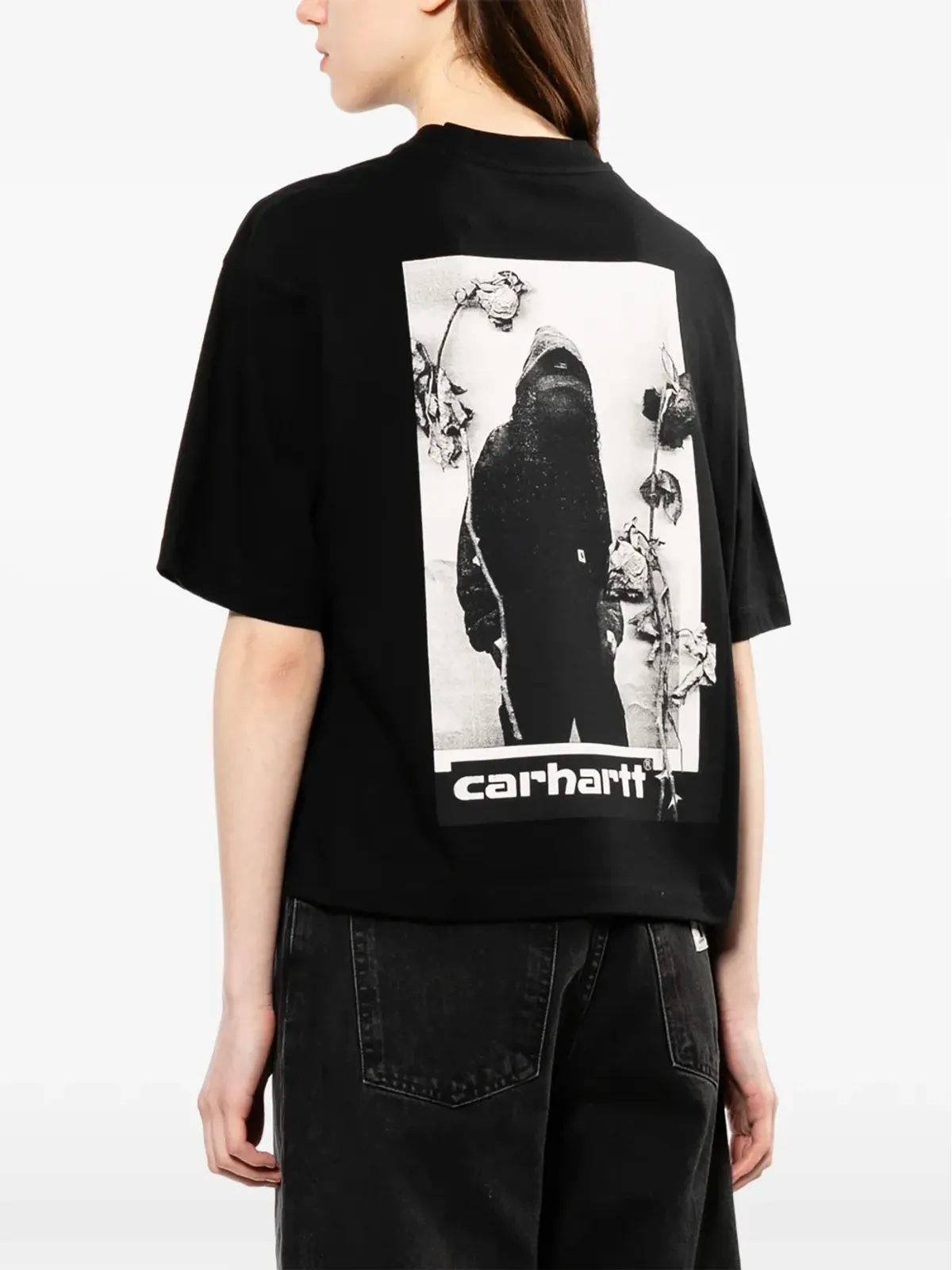Carhartt WIP S/S アーカイブスクリプト Tシャツ（ブラック） - 画像4