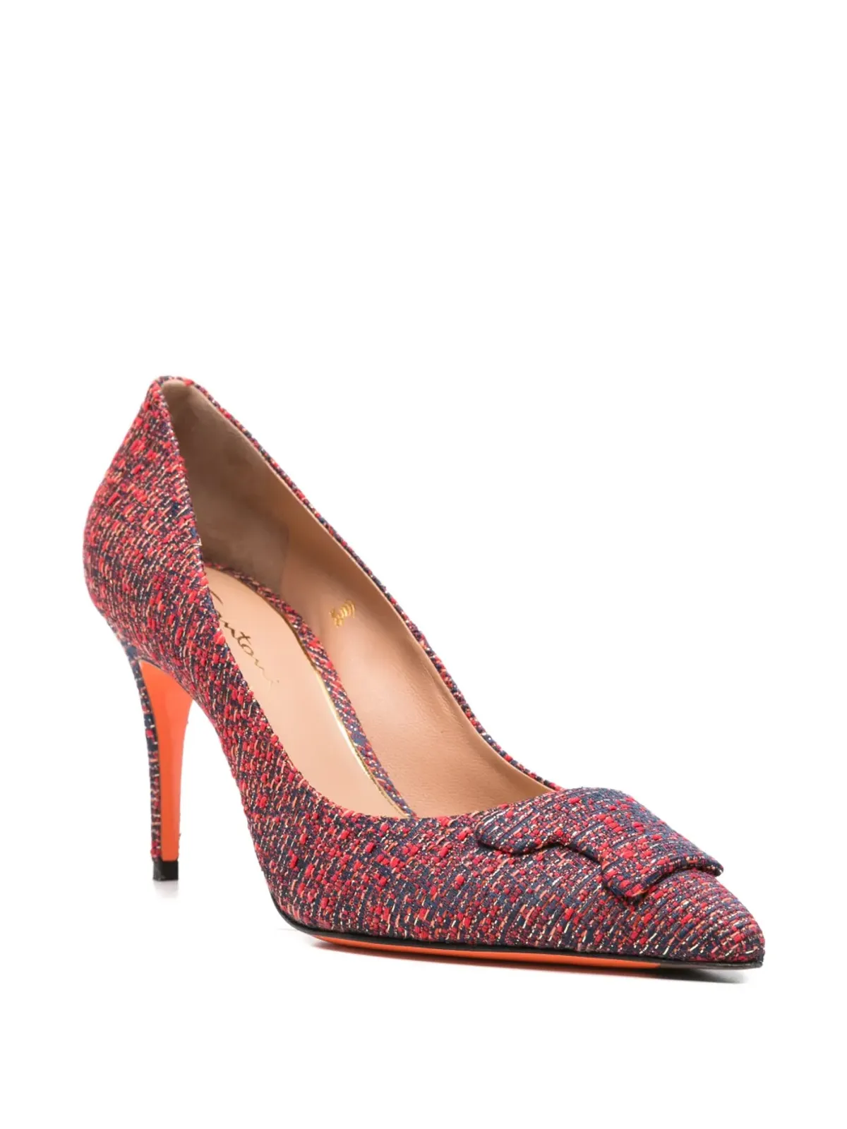 Santoni ポインテッドトゥパンプス - 画像2