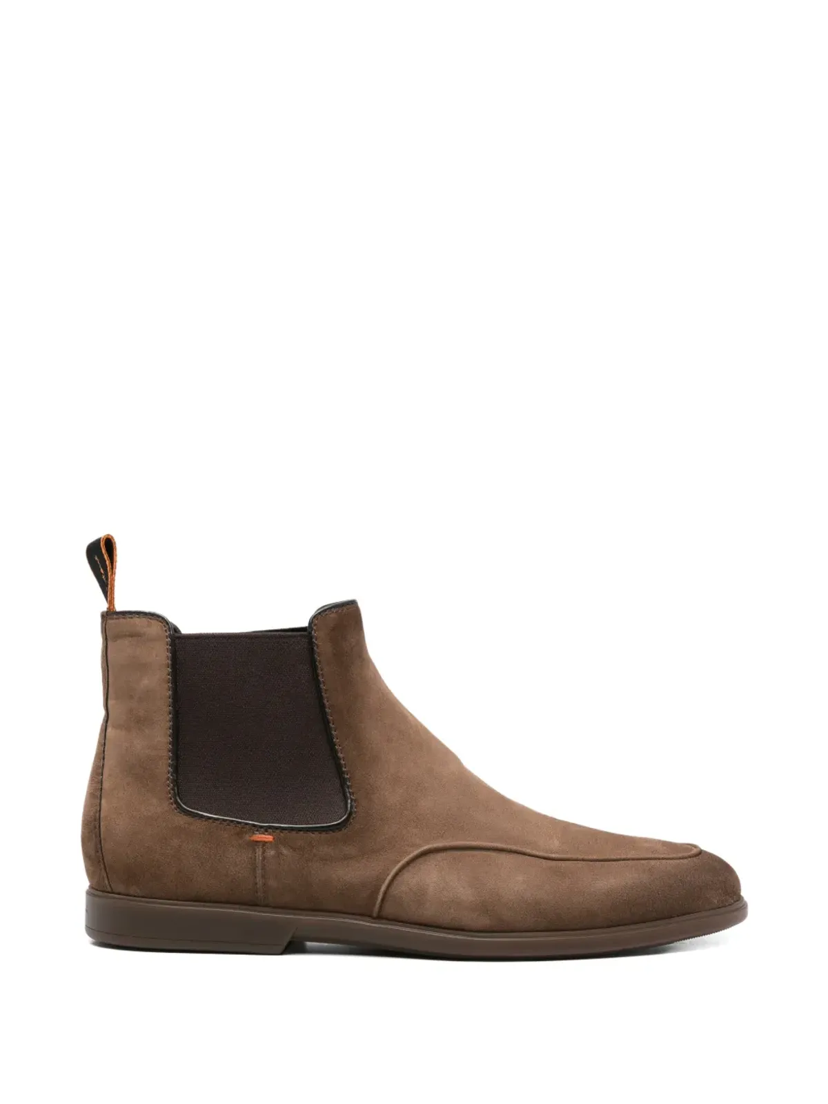 Santoni elastic-panel boots - Brown - 画像1