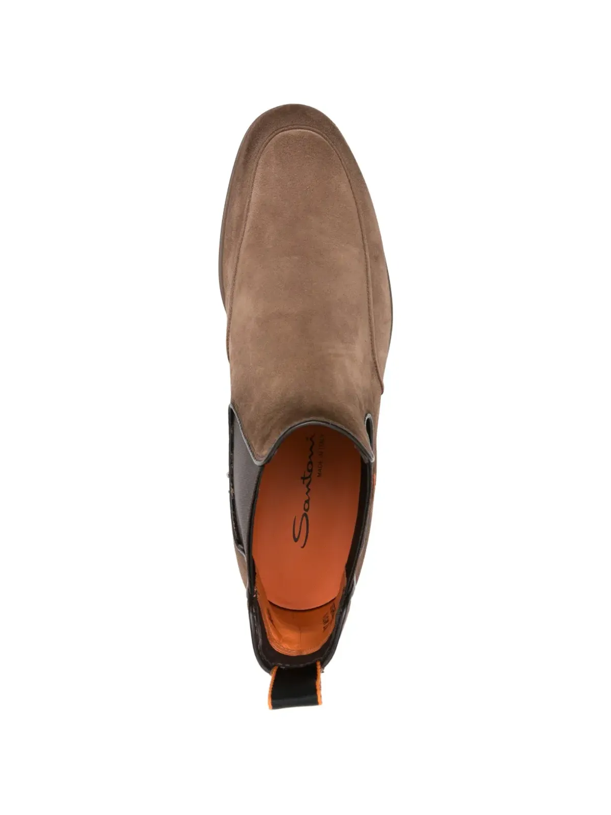 Santoni elastic-panel boots - Brown - 画像4