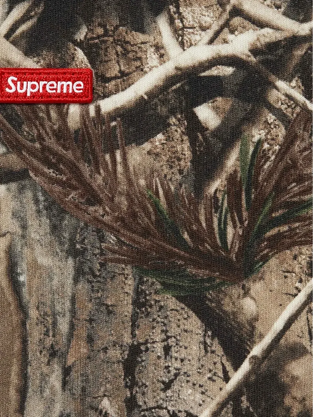 Supreme カモ柄ボックスTシャツ ブラウン - 画像2