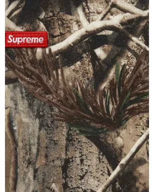 Supreme カモ柄ボックスTシャツ ブラウン - サムネイル2