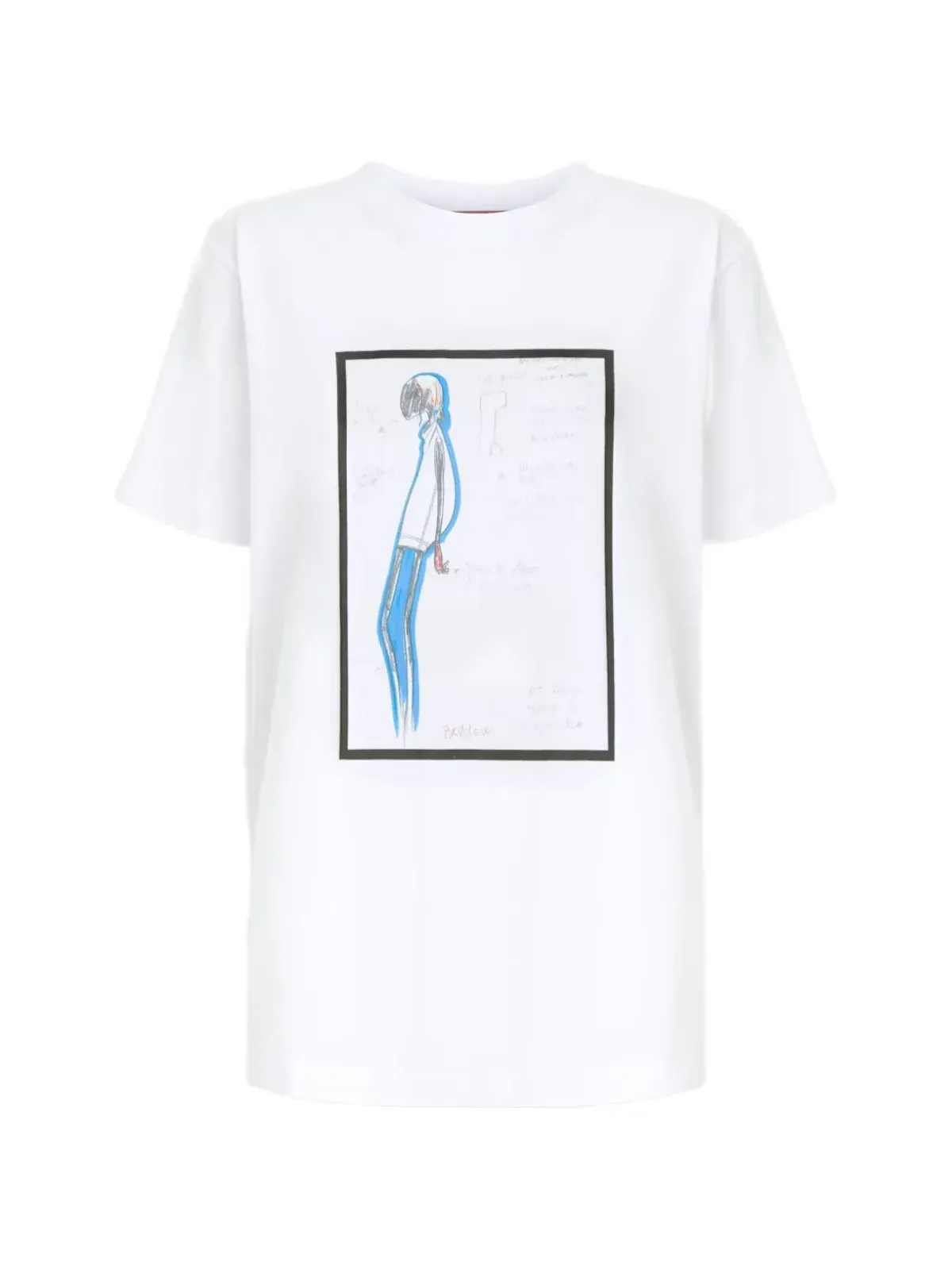 Missoni プリントジャージーTシャツ - White - 画像1