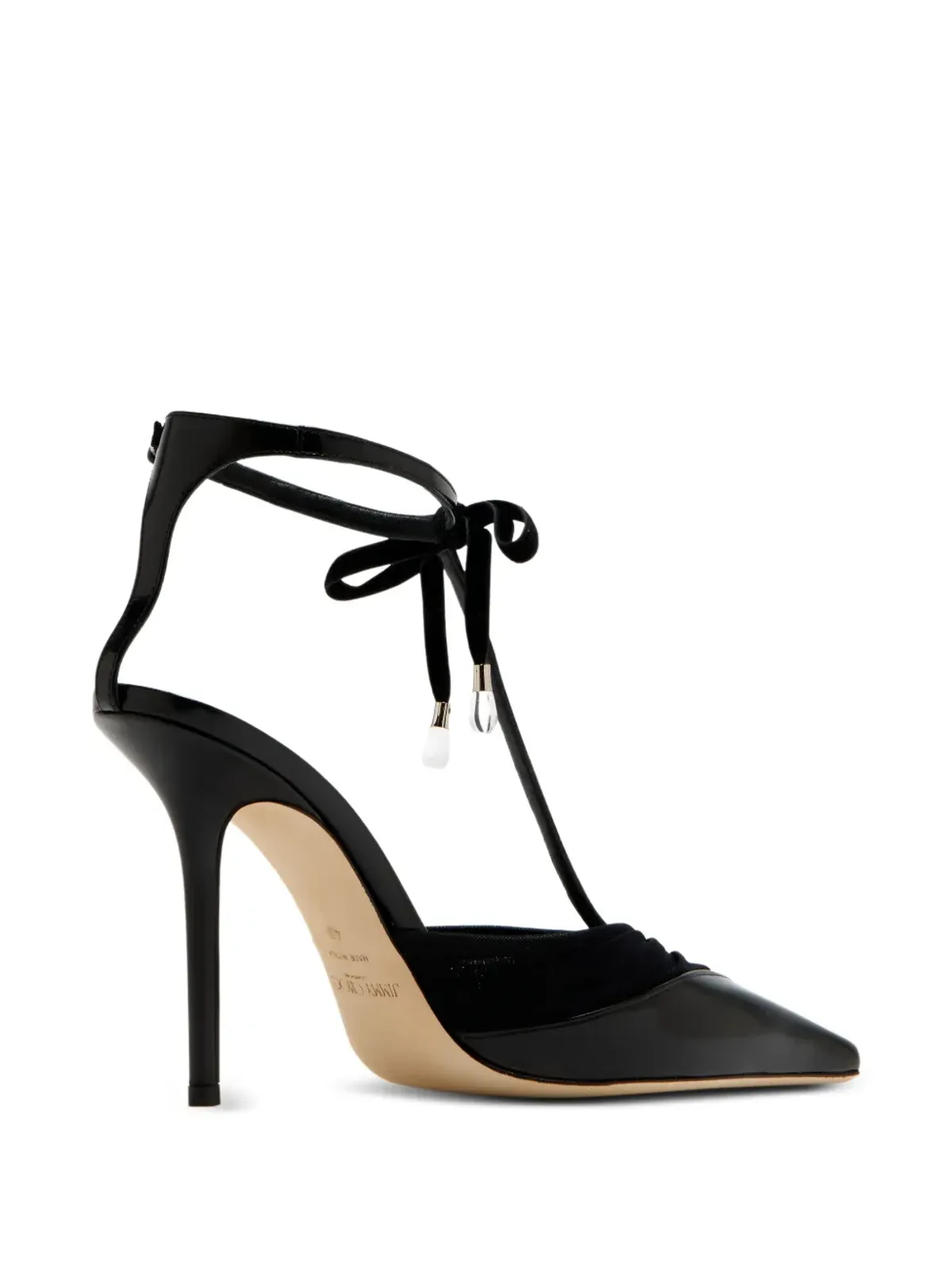 Jimmy Choo Afia メッシュストラップパンプス - 画像3