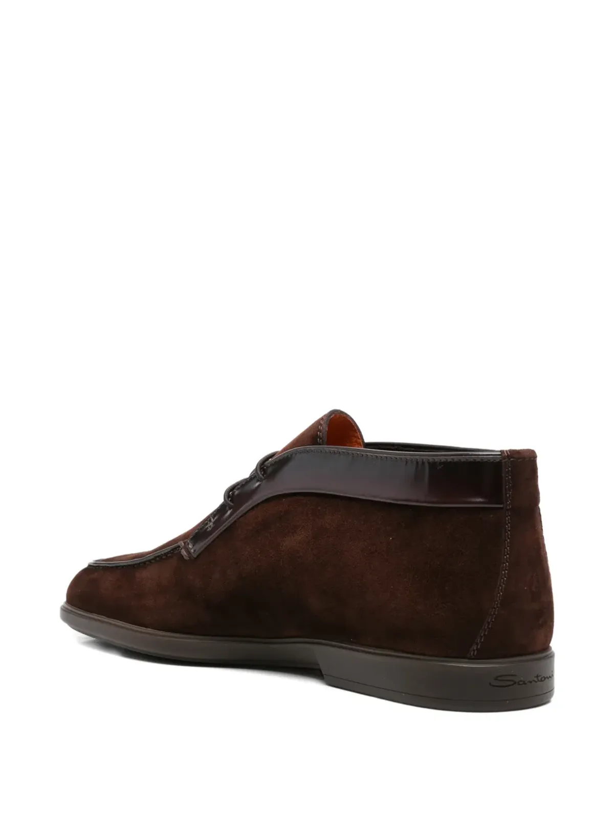 Santoni レースアップ デザートブーツ - 画像3