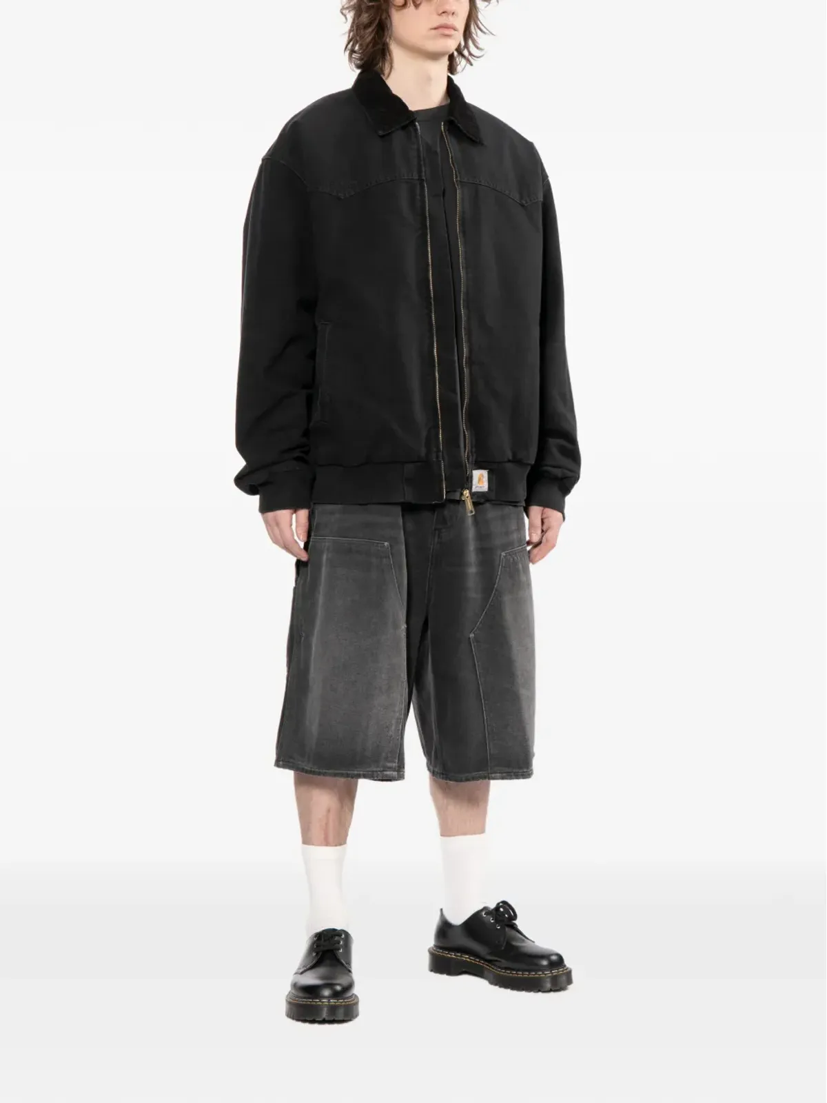 Carhartt WIP アデン デニムショーツ - ブラック - 画像2