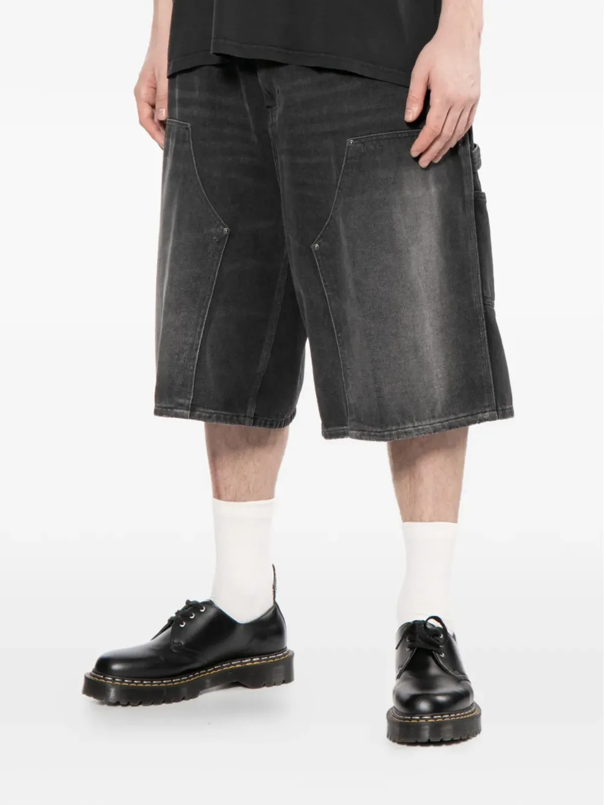 Carhartt WIP アデン デニムショーツ - ブラック - 画像3