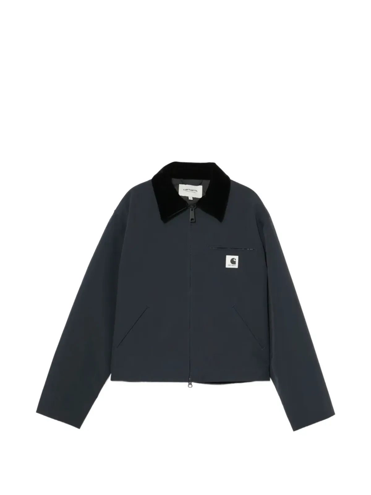 Carhartt WIP ベルベットカラーのパッチジャケット ブルー - 画像1