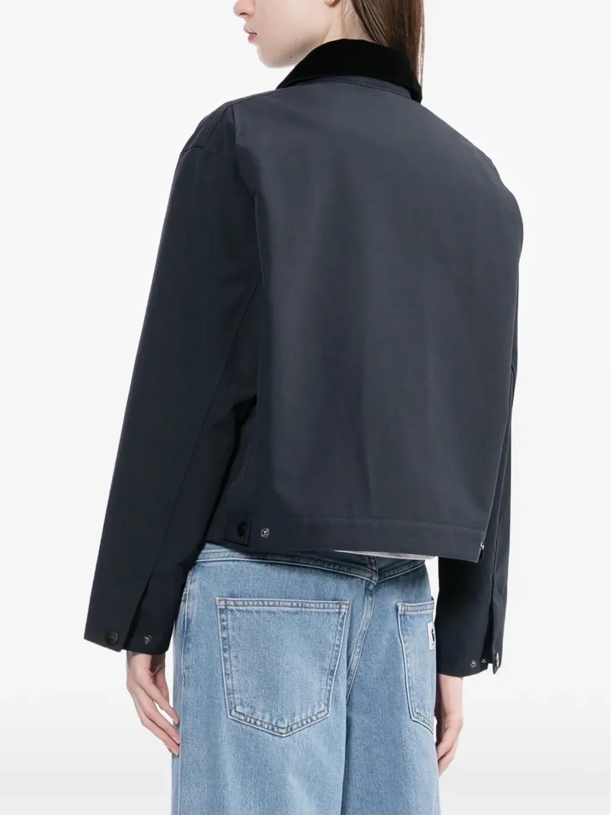 Carhartt WIP ベルベットカラーのパッチジャケット ブルー - 画像4