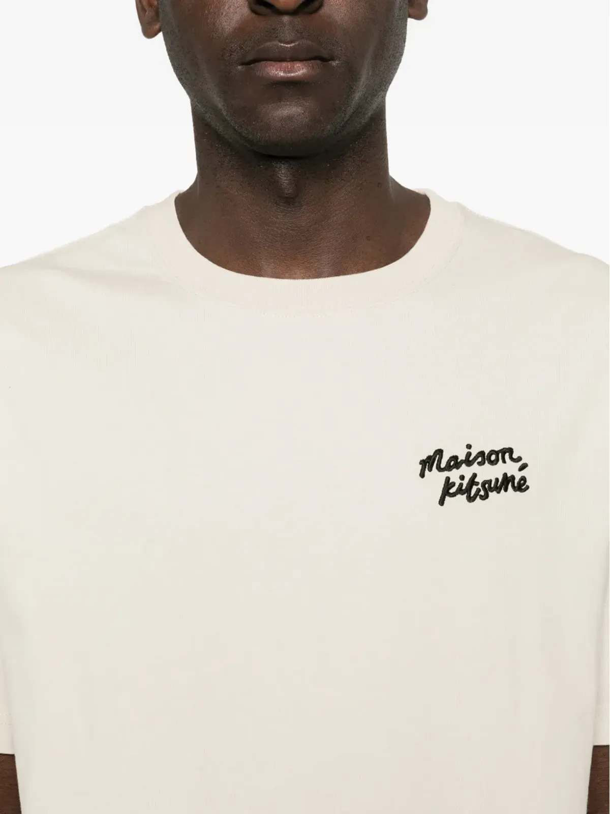 Maison Kitsuné 刺繍ロゴ Tシャツ - 画像5