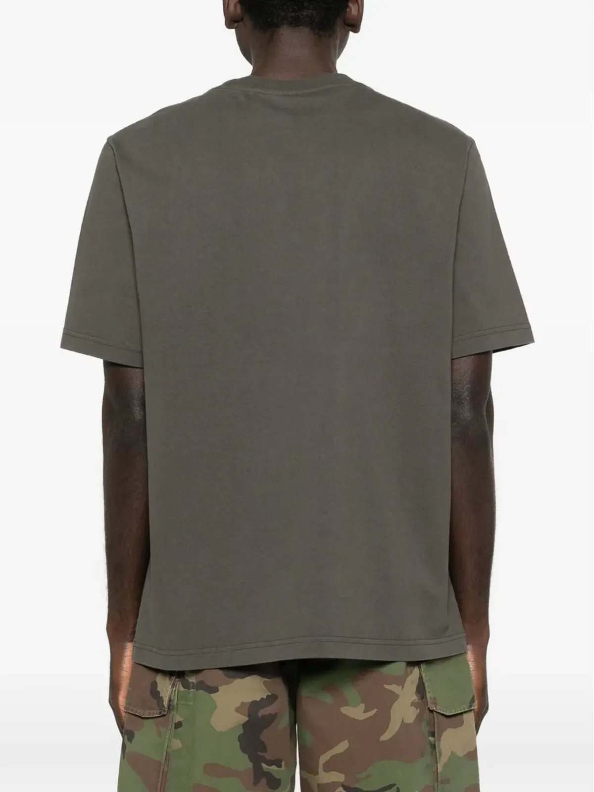 Maison Kitsuné crewneck logo T-shirt - Grey - 画像4