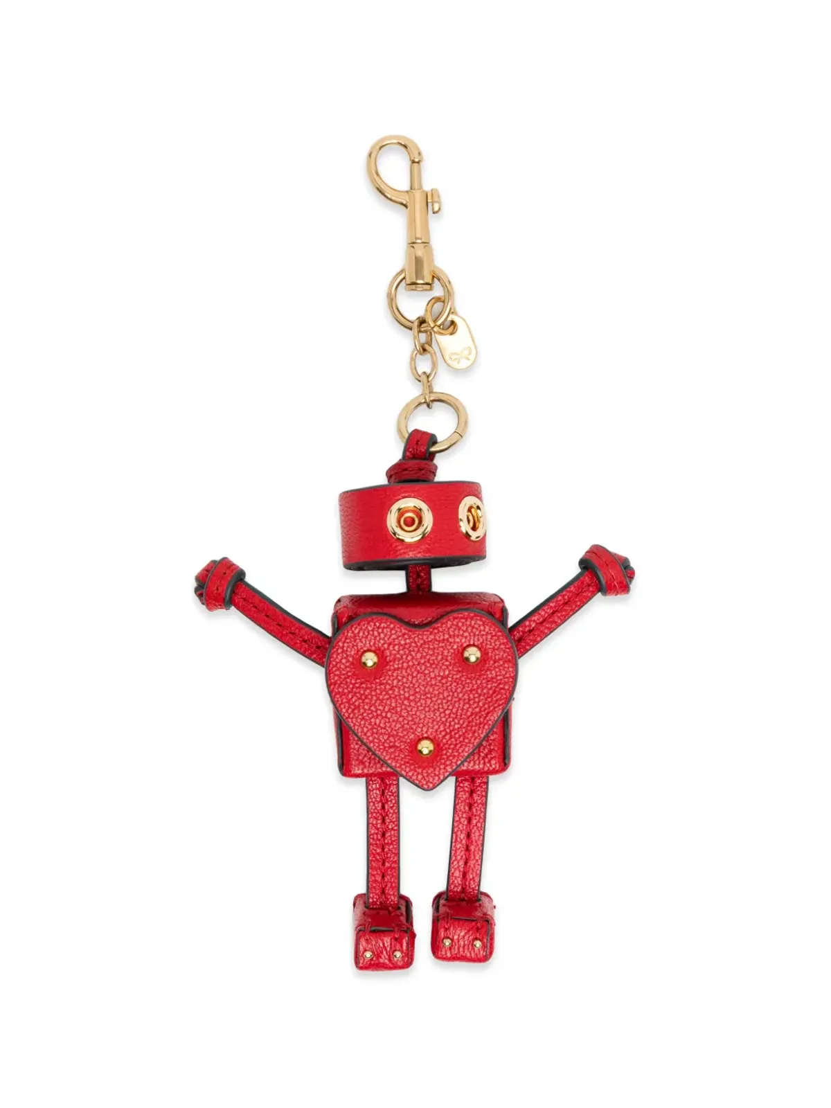 Anya Hindmarch スタッズハート キーリング - 画像1