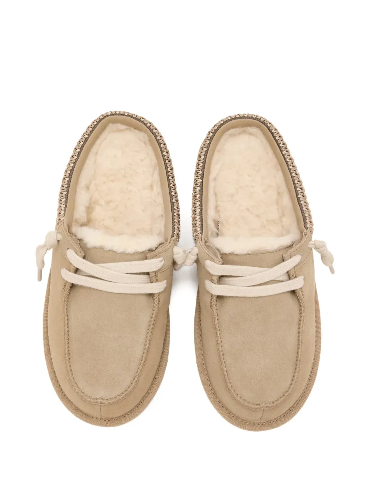UGG Kids レーストリムスリッパ - 画像3