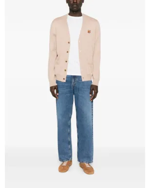 Maison Kitsuné フォックスモチーフ ポケットカーディガン - Neutrals - サムネイル2