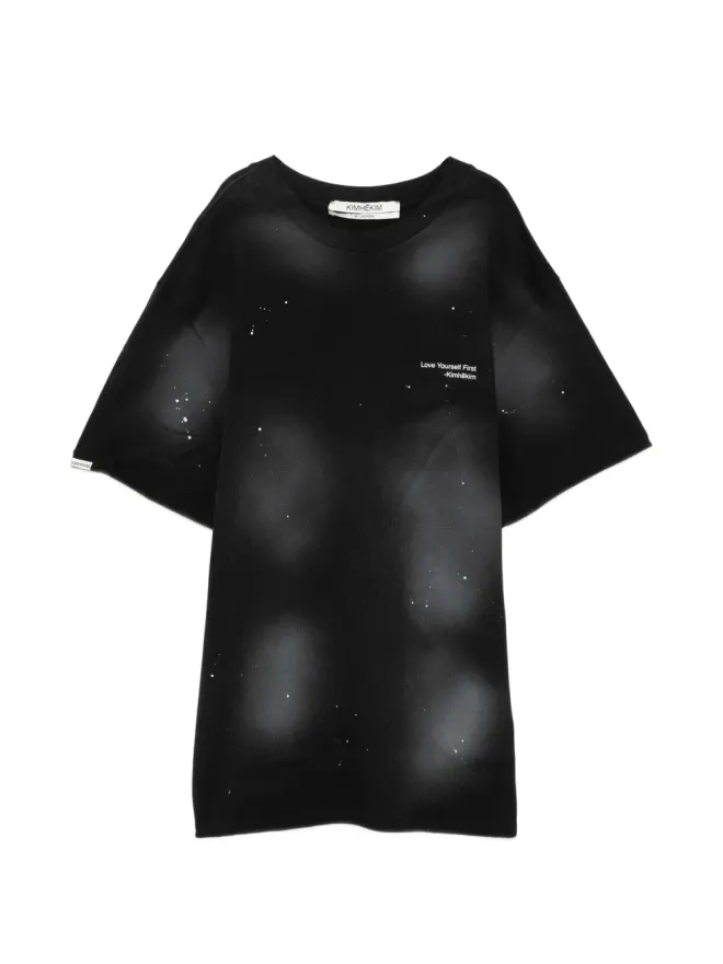 KIMHĒKIM Kimhekim スプレー染めTシャツの商品画像