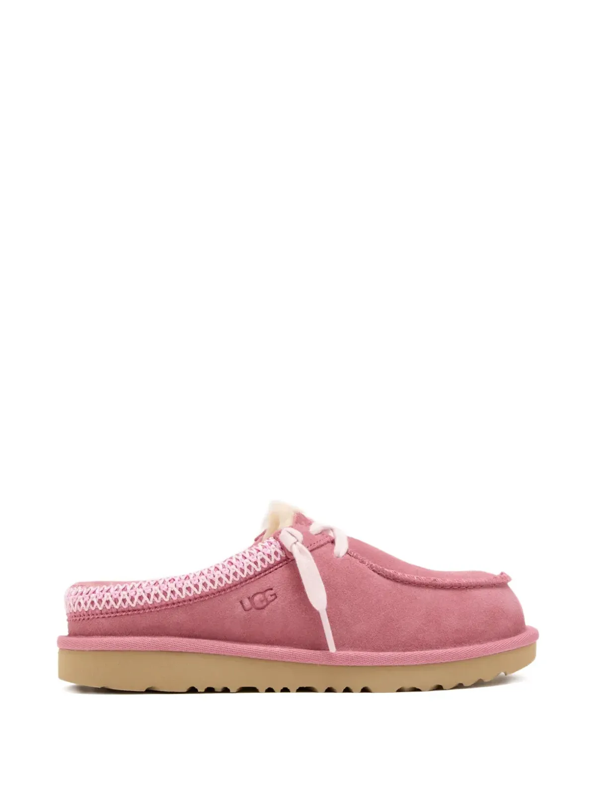 UGG Kids Tasman レースアップミュール ピンク - 画像1