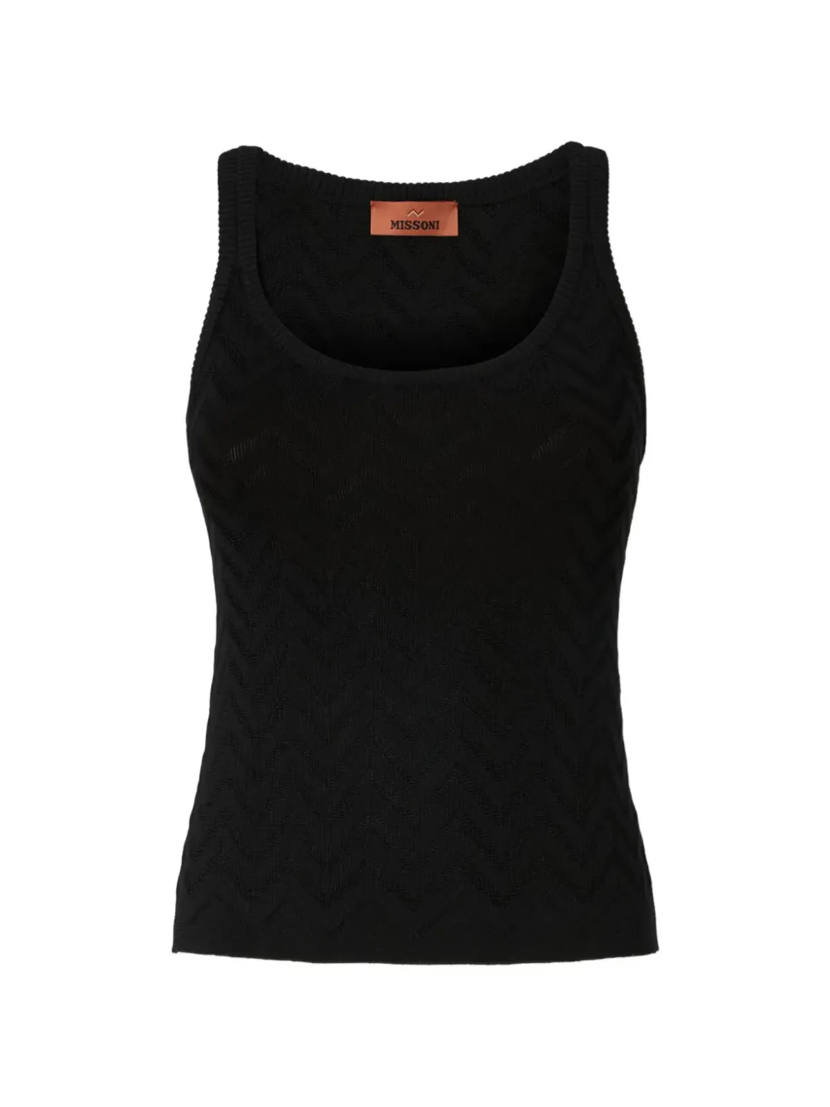 Missoni lamé tank top - Black - 画像1