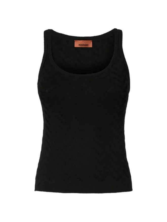 Missoni Missoni lamé tank top - Blackの商品画像