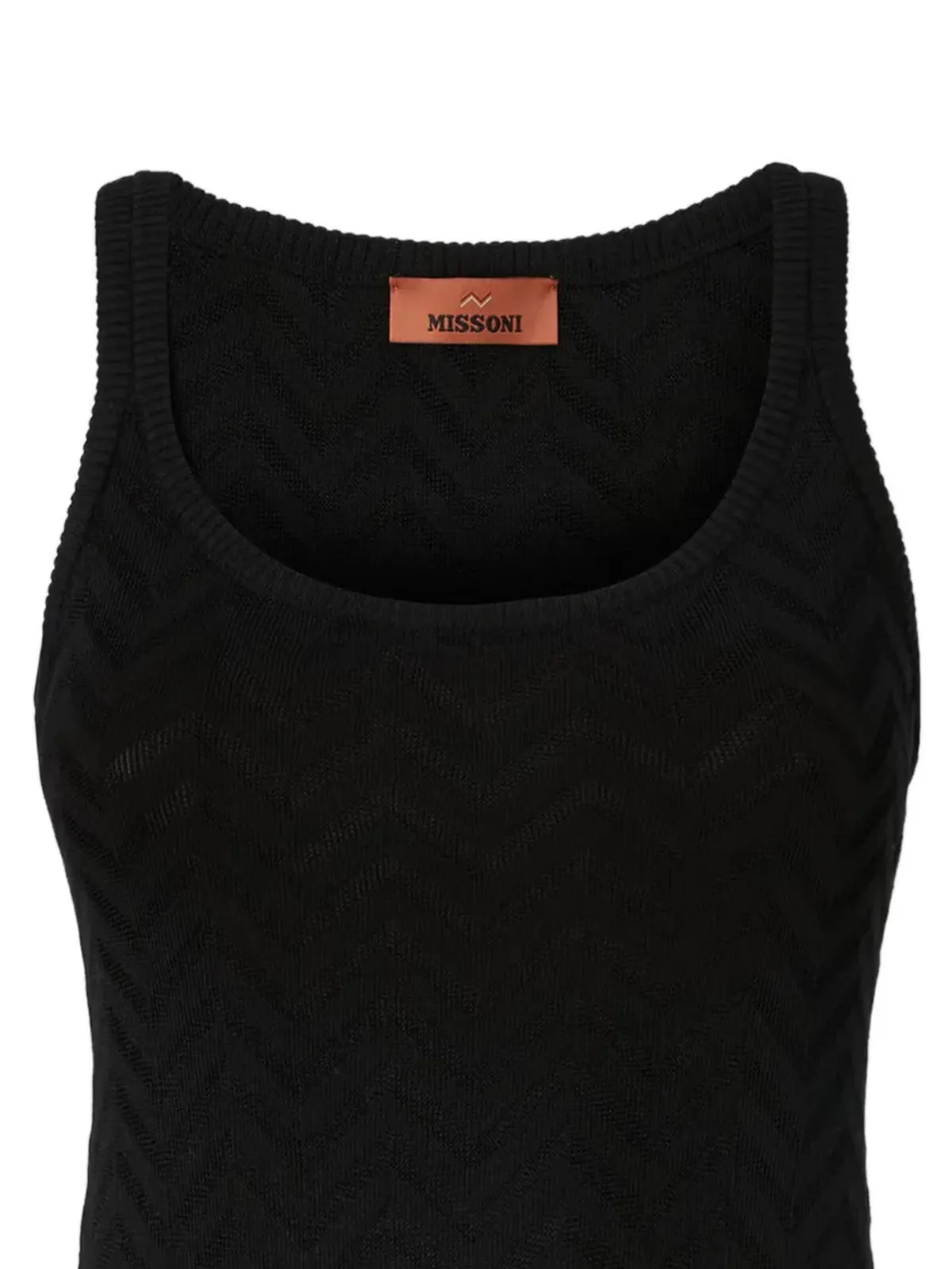 Missoni lamé tank top - Black - 画像2