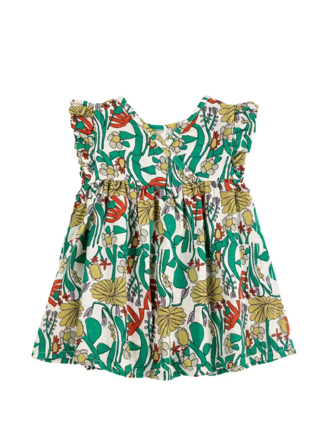 Bobo Choses Bobo Choses 花柄プリントのフリルドレスの商品画像