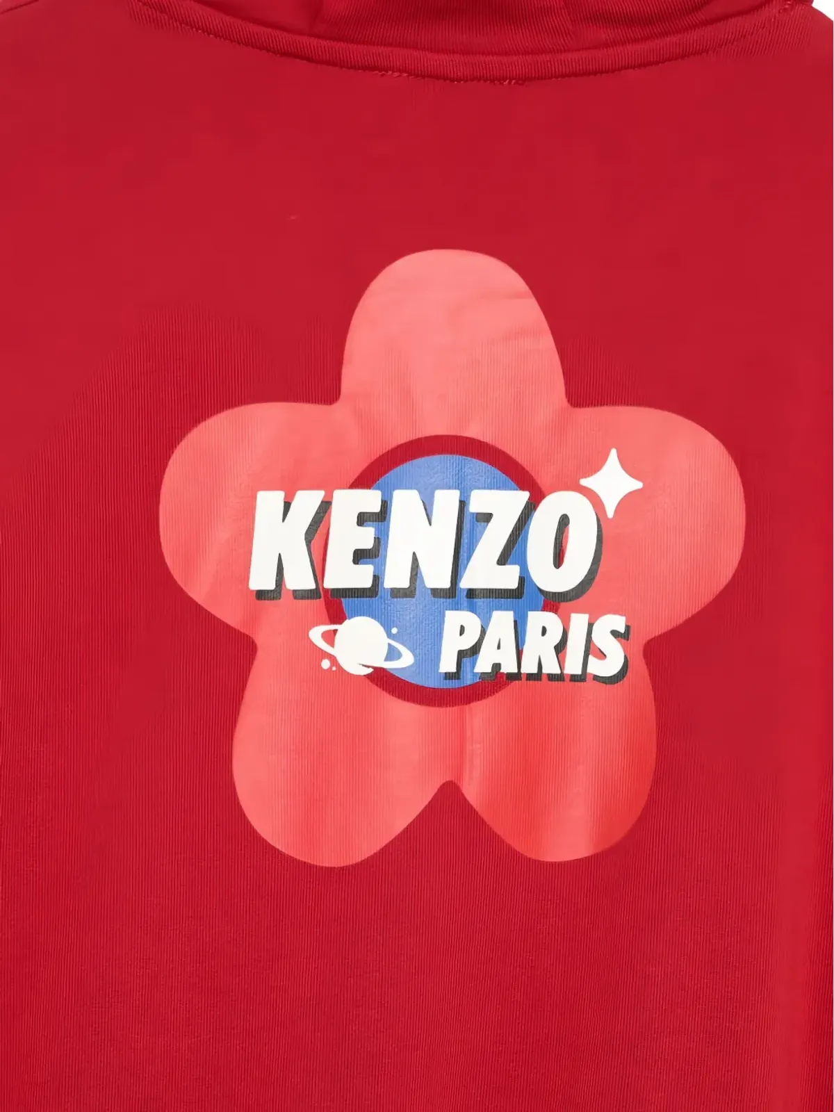 Kenzo Kids ロゴディテールのフーディ - 画像3