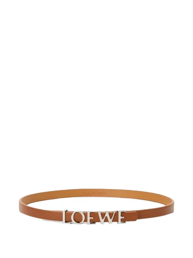 LOEWE LOEWE レザー ブレスレット - ブラウンの商品画像