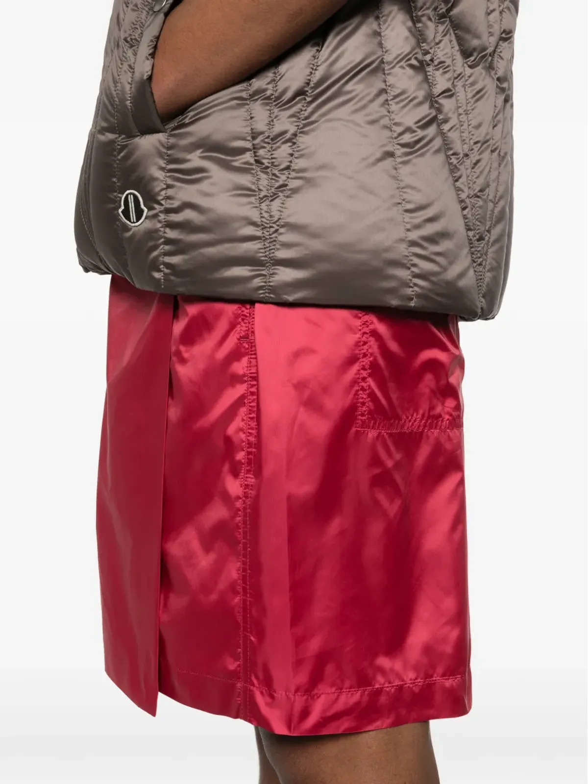 Moncler + Rick Owens ドローストリングショーツ - 画像5