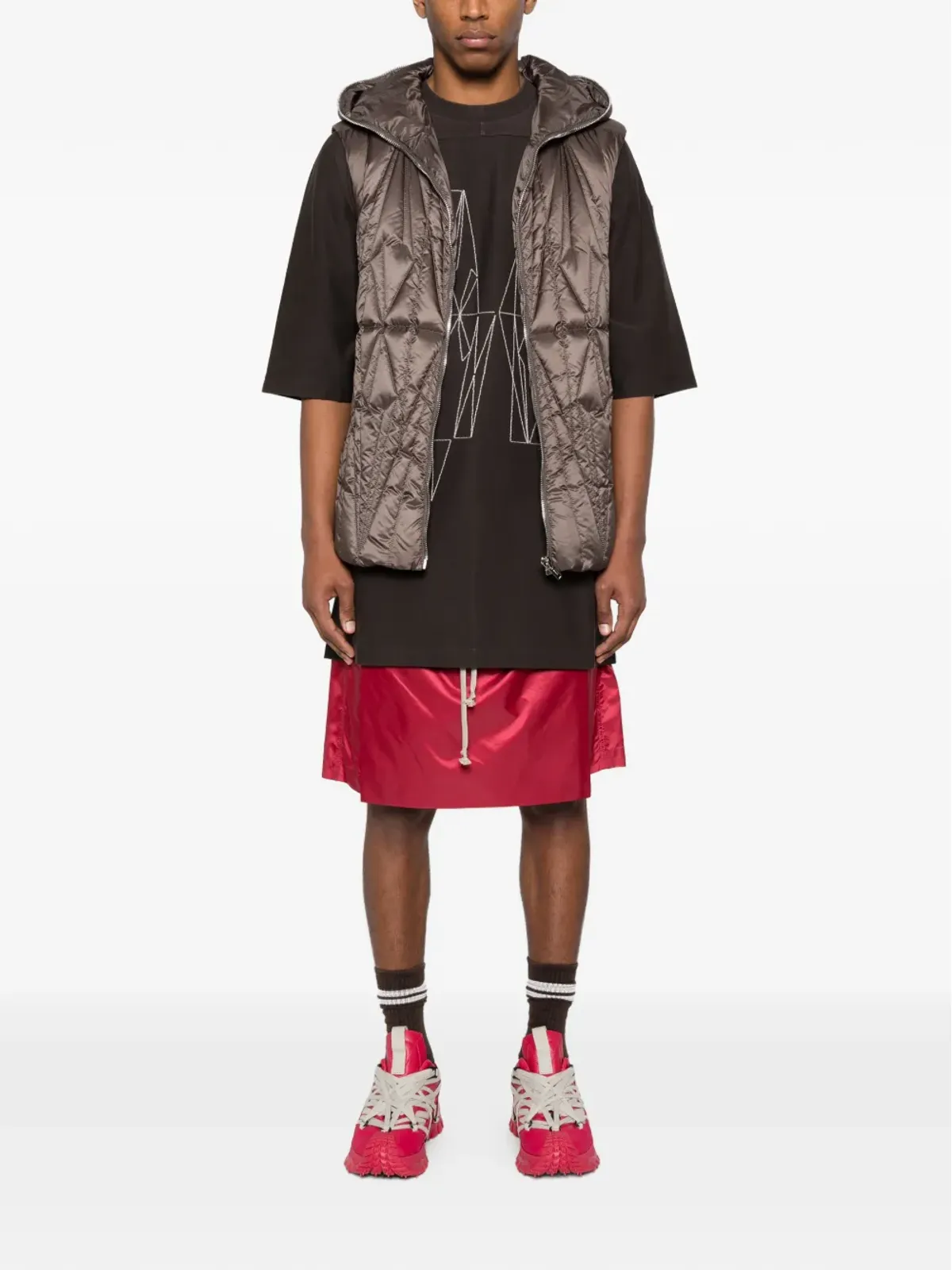Moncler + Rick Owens ドローストリングショーツ - 画像2
