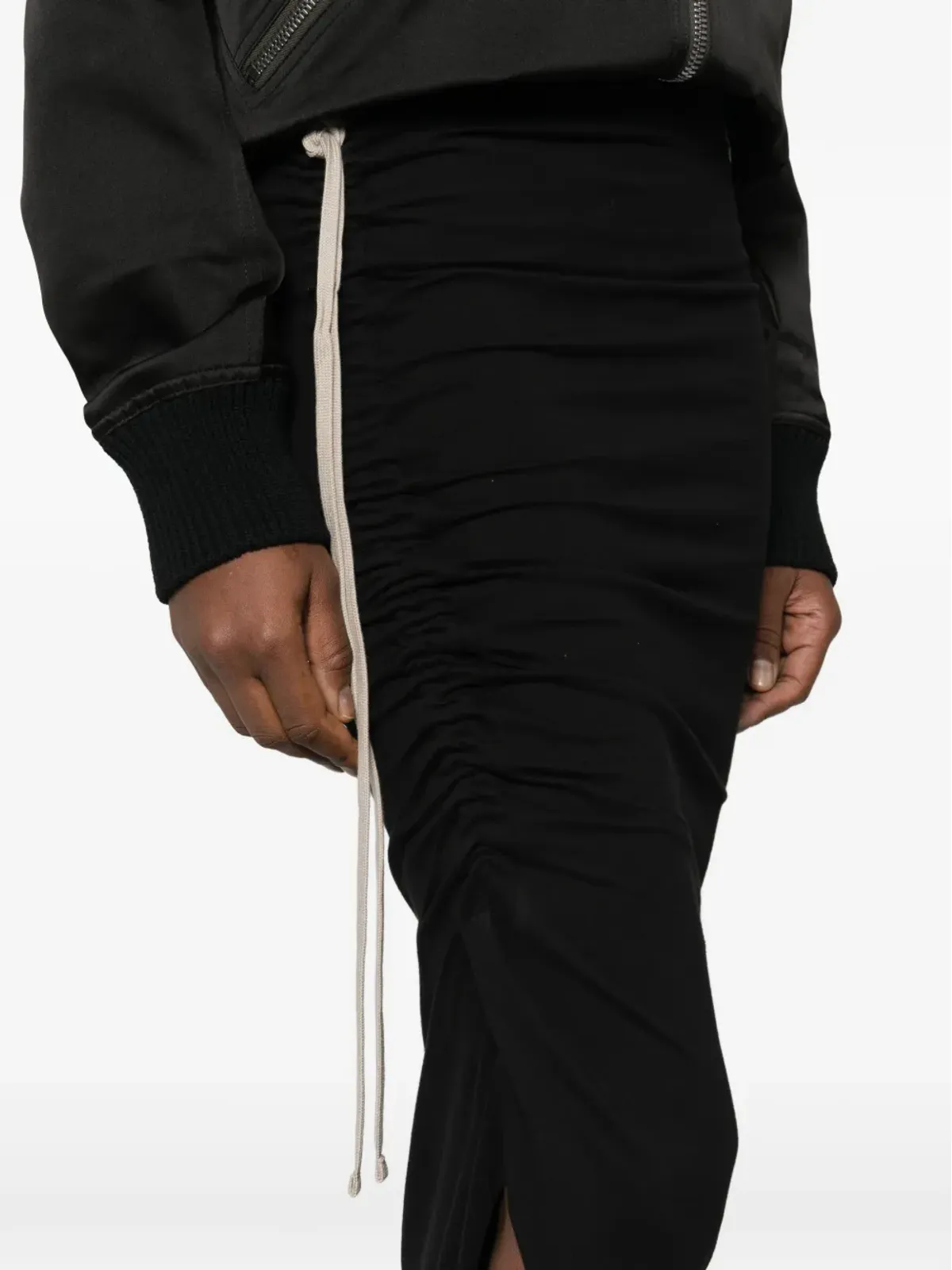 Moncler + Rick Owens スリットスカート - 画像5
