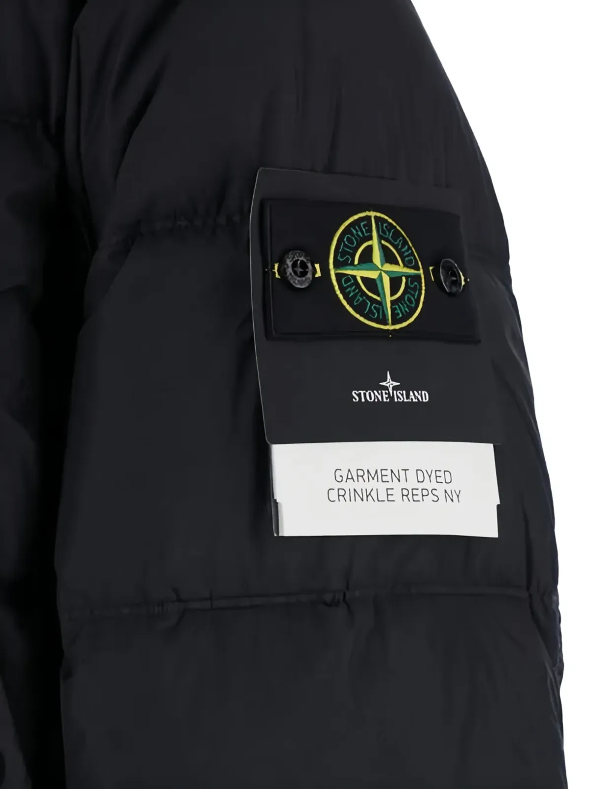 Stone Island ボタン付きパファージャケット - 画像3