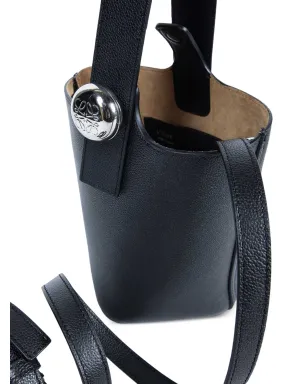 LOEWE ペブル ロゴ装飾 バケットバッグ - ブラック - サムネイル3