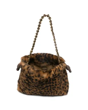 LOEWE 豹柄チェーンクラッチバッグ - サムネイル5