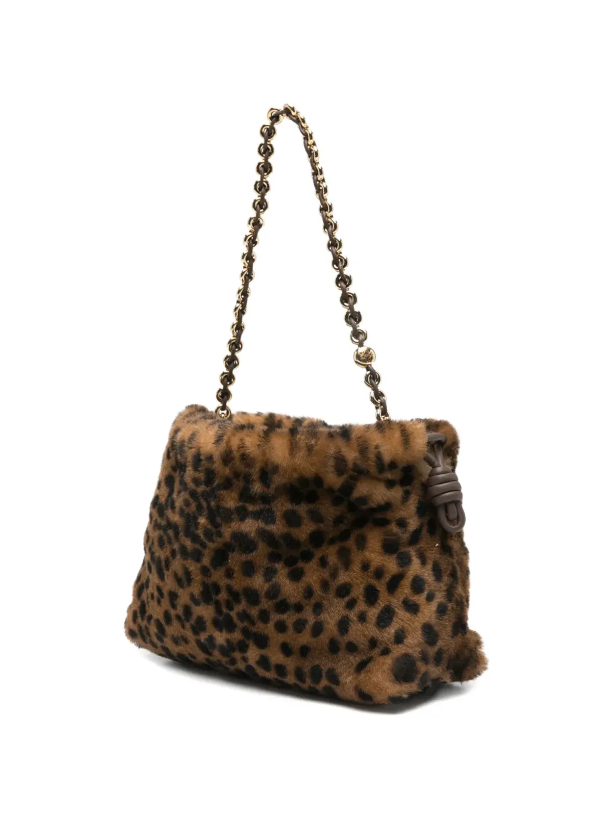 LOEWE 豹柄チェーンクラッチバッグ - 画像3