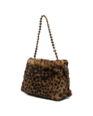 LOEWE 豹柄チェーンクラッチバッグ - サムネイル3