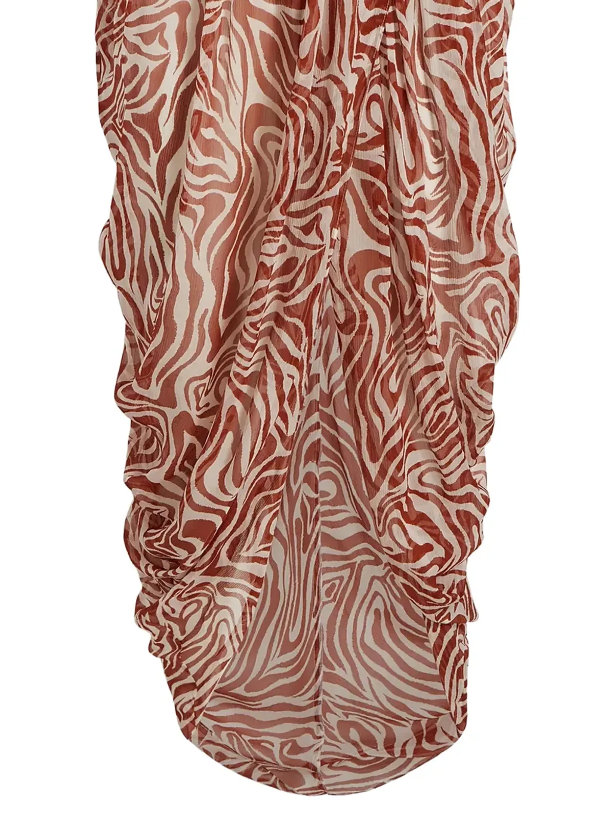 Cinq A Sept ゼブラ柄アシンメトリードレス - 画像2