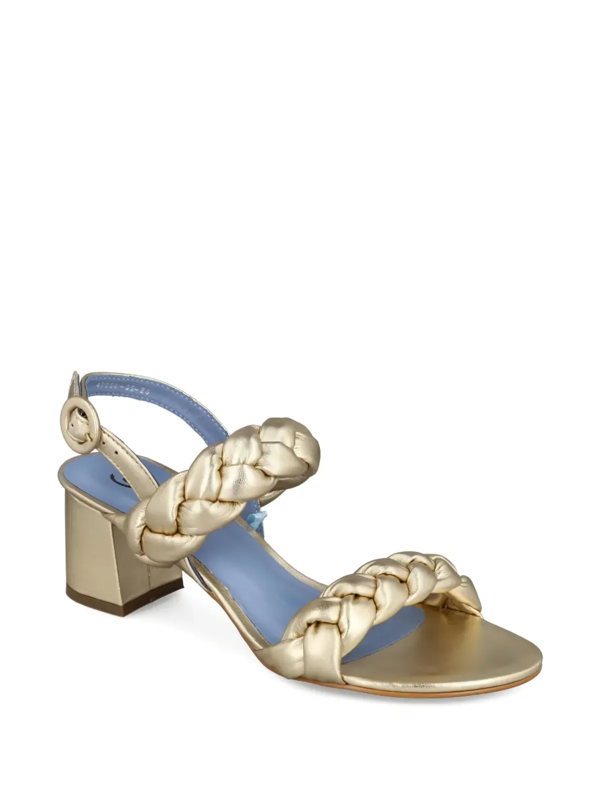Bird&Co braided sandals - Gold - 画像2
