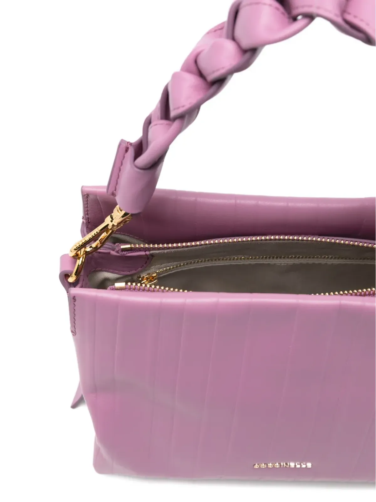 Coccinelle ブレイドハンドルサッチェル パープル - 画像5