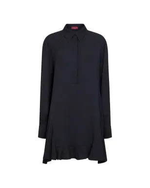 Gucci フリルドレス - ブラック - サムネイル1