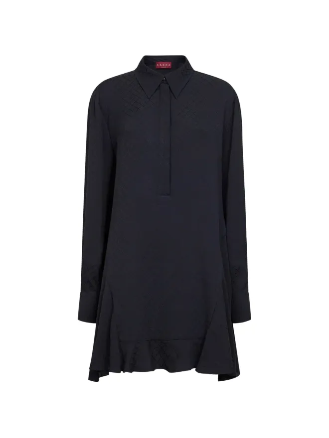 Gucci Gucci フリルドレス - ブラックの商品画像