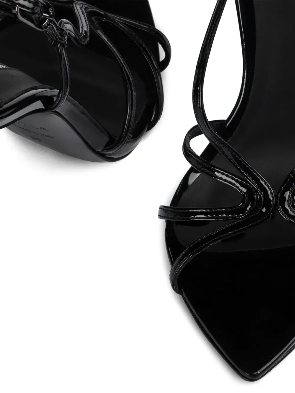 Le Silla Eugenie strappy sandals - Black - 画像4