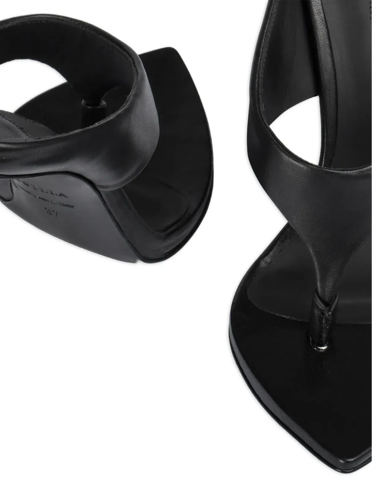 Le Silla Gisele レザーサンダル - 画像4